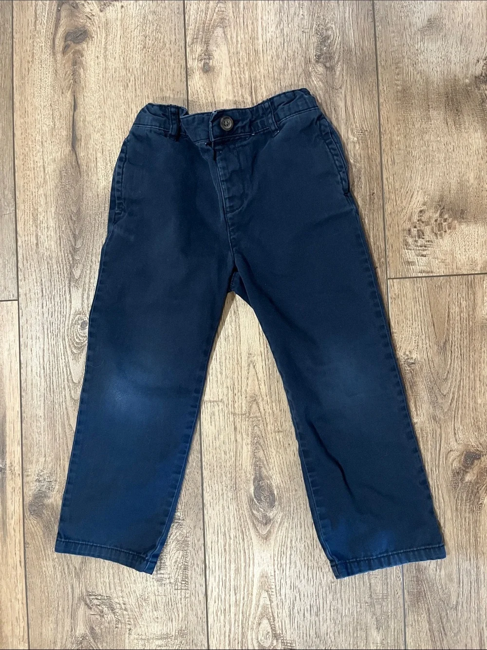 Lot of 3 Boys Pants in Navy, Light Blue, and Khaki | 4T